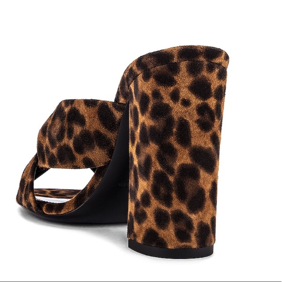 ❌SOLD❌ Saint Laurent Leopard Mules - Picture 2 of 8